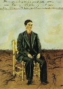 Frida Kahlo The Self-Portrait of short hair oil